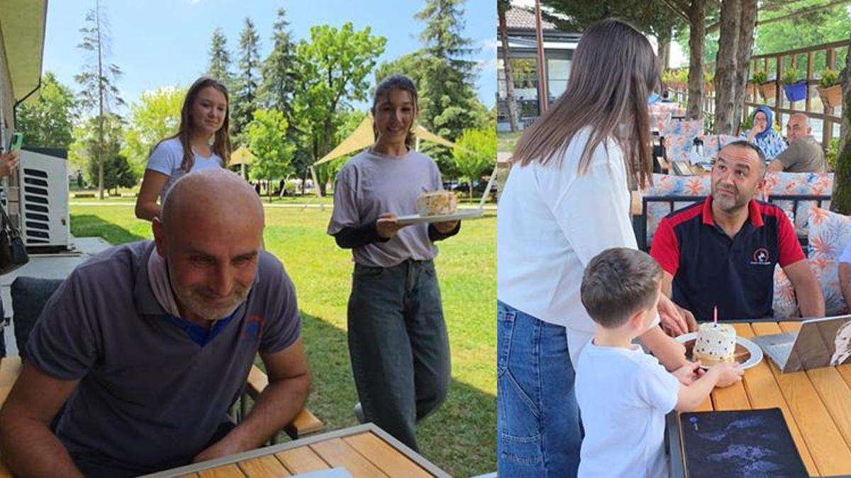 Düzce'de çocuklar babaları için rengarenk pastalar yaptı