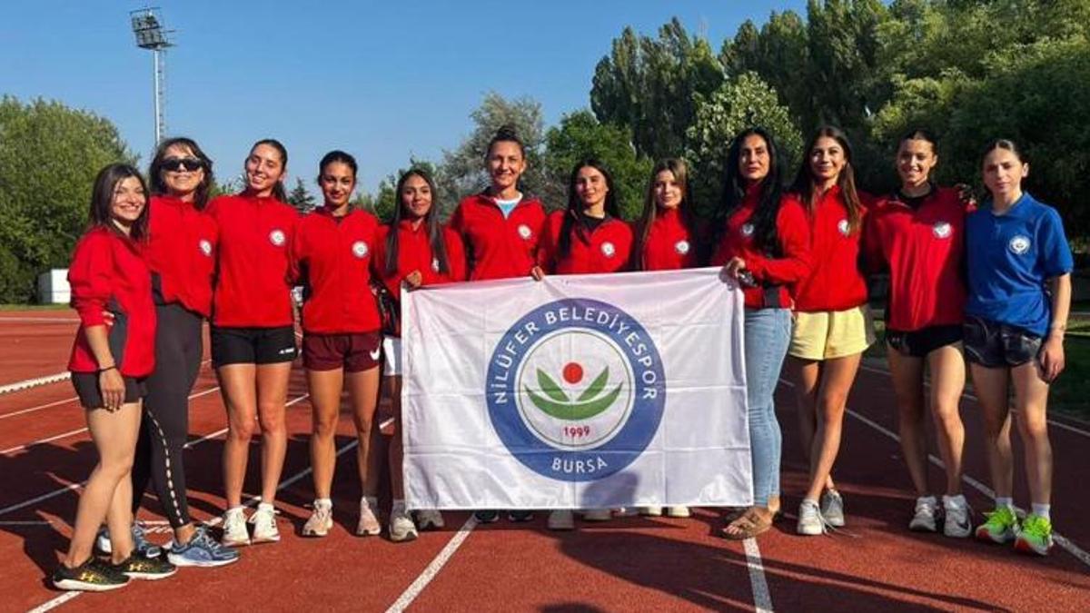 Bursa'da Nilüfer Belediyespor Atletizm Takımı Süper Lig’e yükseldi