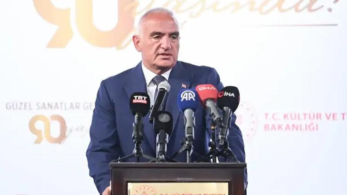 Güzel sanatlar 90 yaşında! Bakan Ersoy: Kültür ve sanatla daha güçlü Türkiye hedefi