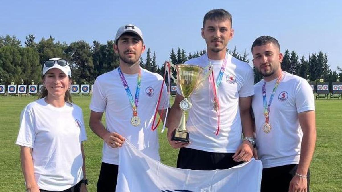 Samsunlu okçular Türkiye şampiyonasında zirveye çıktı: 2 altın, 1 gümüş madalya