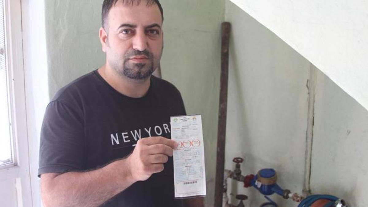 Adana'da gelen su faturasını görünce inanamadı: Bu yaşıma kadar böyle bir şey görmedim