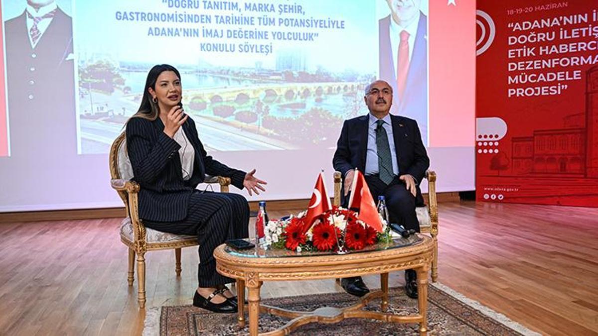 Vali Köşger ve Gazeteci Fulya Öztürk, Marka Şehir Adana'nın imajını konuştu!