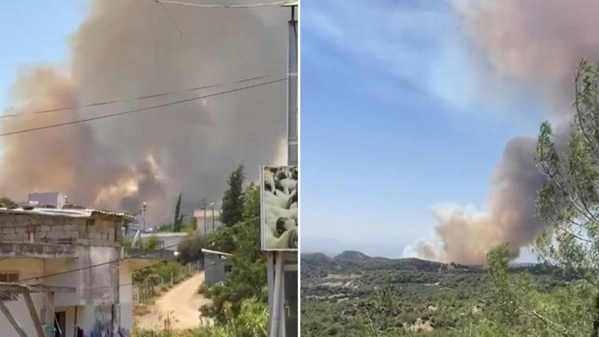 Adana'da orman yangını! Yangın söndürme uçağı, kırıma uğradı: 2 pilot yaralı