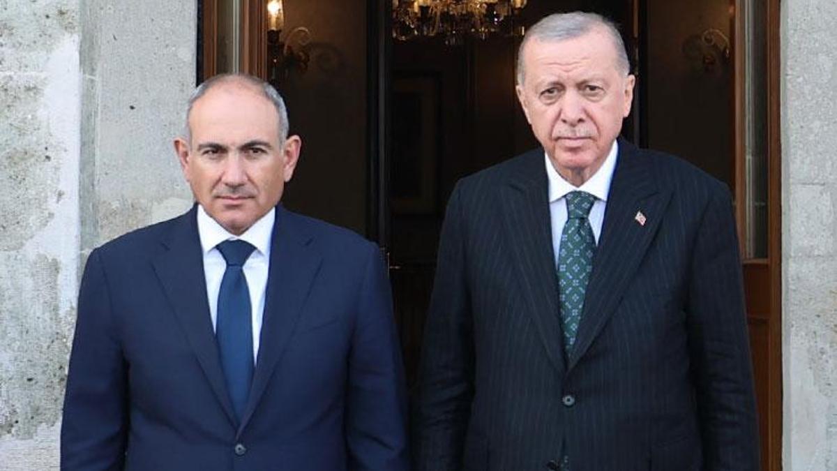 Cumhurbaşkanı Erdoğan Ermenistan Başbakanı Paşinyan'ı kabul etti