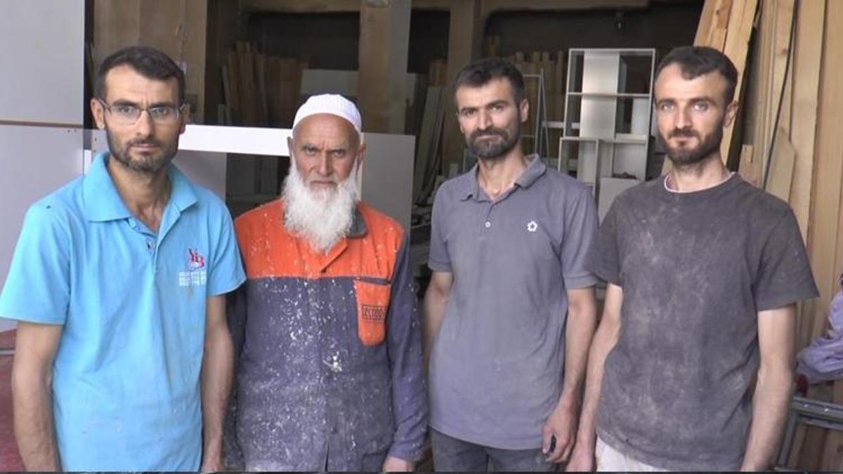 Gaziantep'te 3 oğlu aynı mesleği yapıyor!