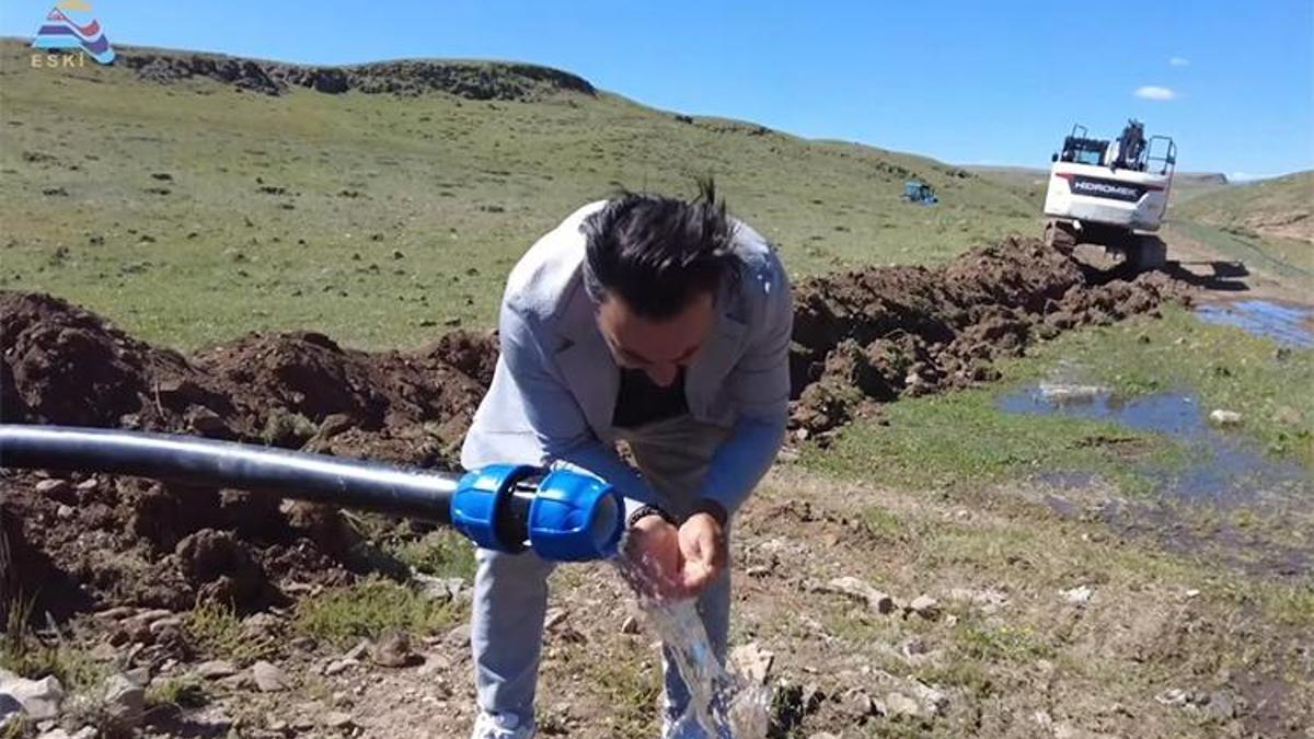 Erzurum'da bir asırdır süren sorun çözüldü! Su hasreti bitti