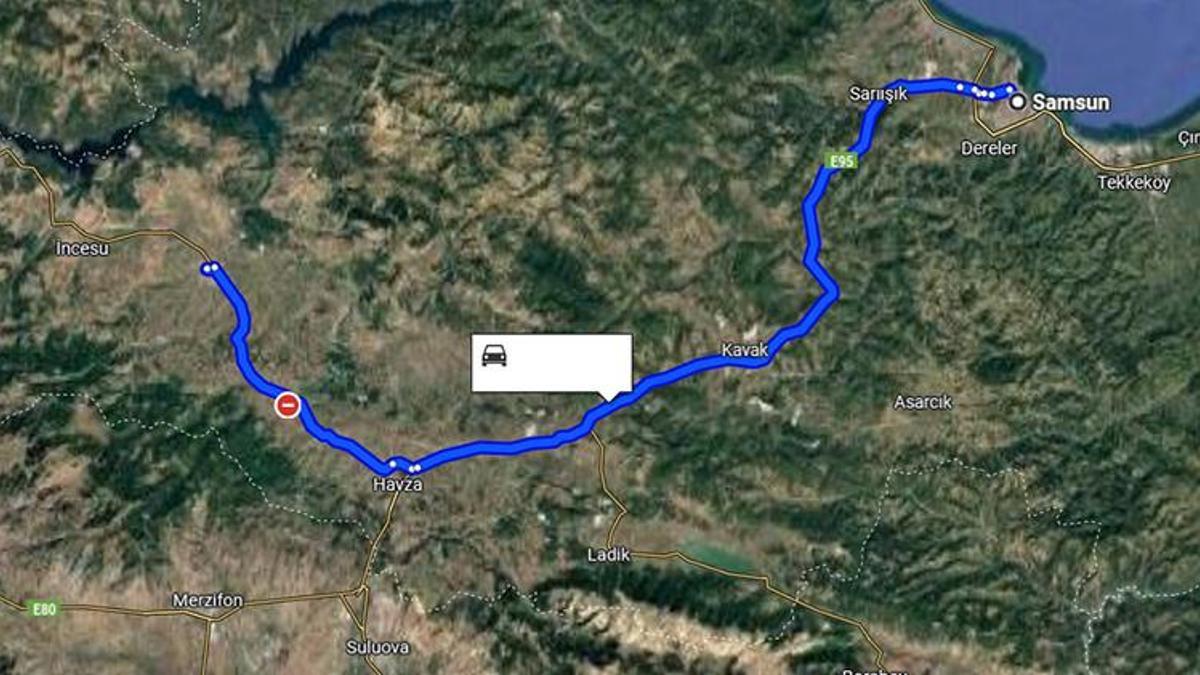 Samsun Vezirköprü arası kaç km? Kaç saat sürer?