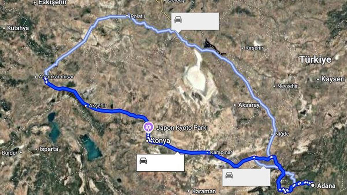 Adana Afyon arası kaç km? Kaç saat sürer?
