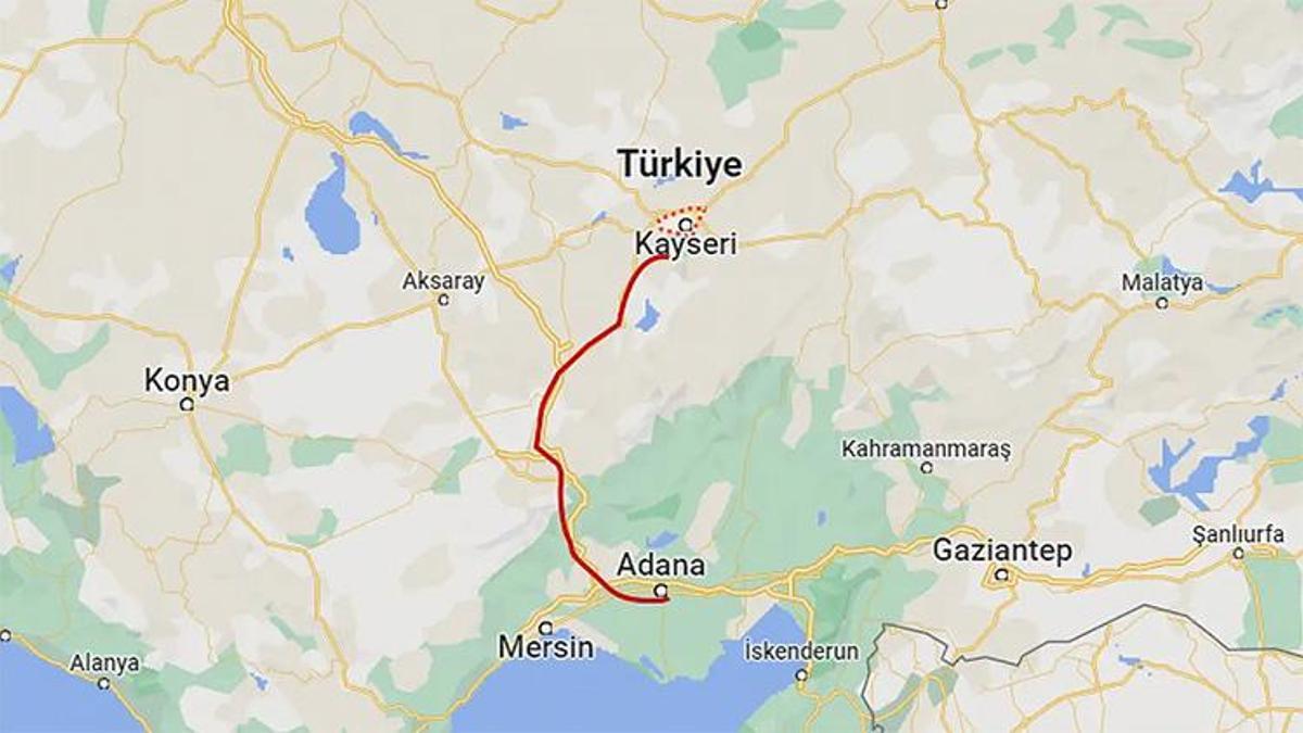 Adana Kayseri arası kaç km? Kaç saat sürer?