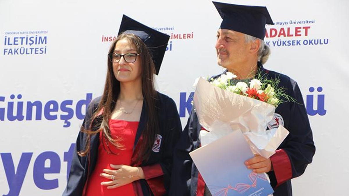 Kas hastalığına rağmen mezun oldu: Üniversite öğrencisi Selin'in zaferinde babasına büyük sürpriz!