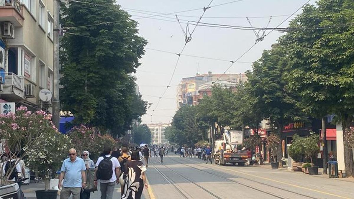 Bilecik'te süren yangının dumanı Eskişehir'e ulaştı, küller şehri kapladı!