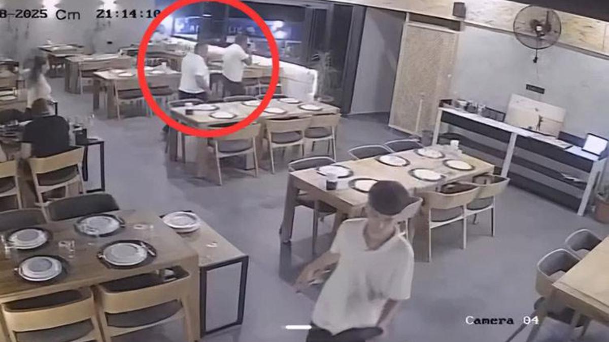 Adana'da restoran sahibinin 'Heimlich manevrası' müşteriyi kurtardı! O anlar kamerada