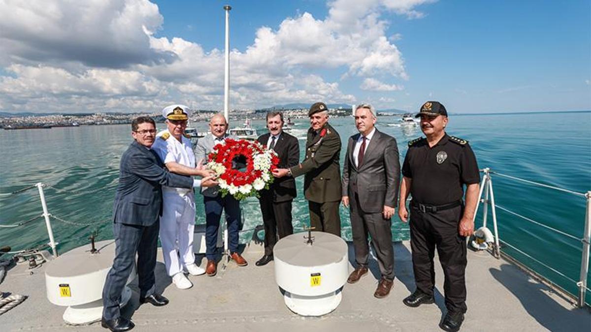Deniz şehitleri Samsun ve Sinop'ta anıldı: Kalpler Mavi Vatan için attı!
