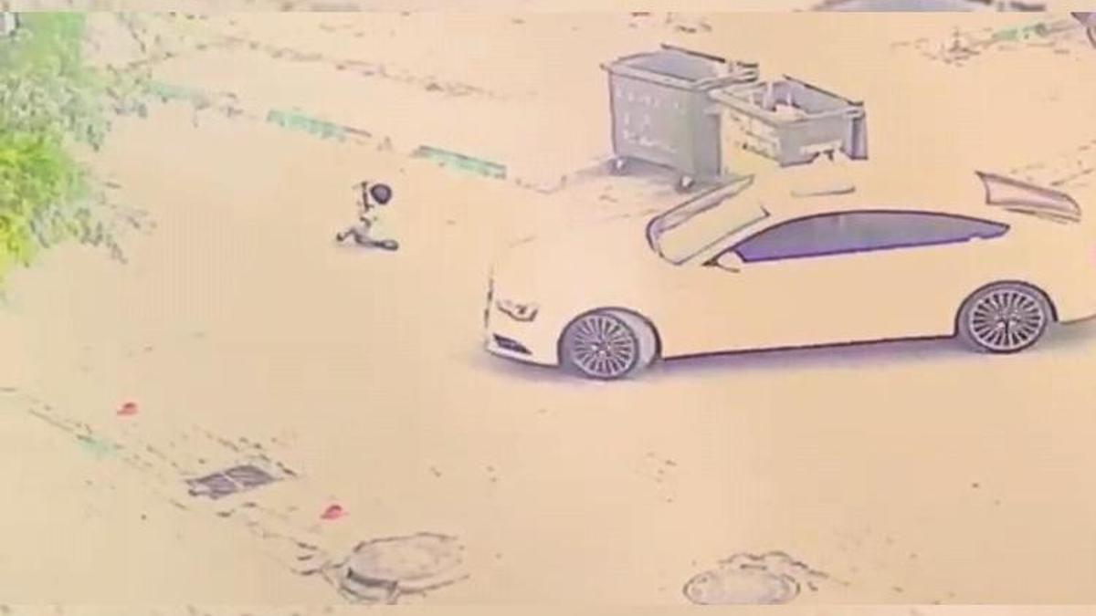 Bursa'da kahreden kaza! Scootera binen çocuğun üzerinden otomobil geçti
