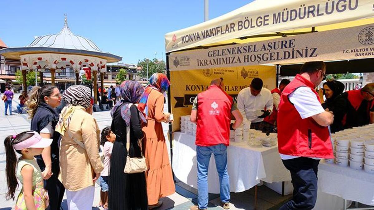 Konya, Aksaray ve Karaman'da aşure bereketi: Paylaşma ve birlik ruhu pekiştirildi