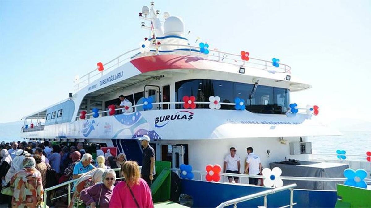 Bursa Körfezi'nde tarihi an: Mudanya, Gemlik, Kumla şimdi denizden bağlanıyor