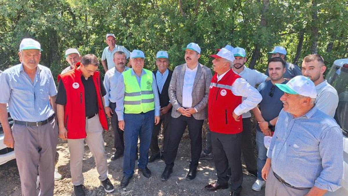 Vezirköprü’de proje hayata geçti ilk hasat başladı