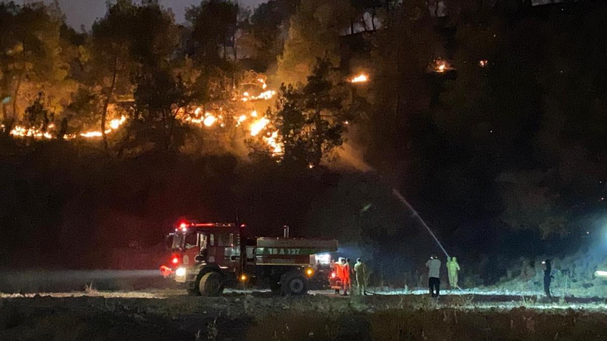 Sakarya’dan Bilecik’e sıçrayan orman yangını yayıldı! 4 köy tahliye edildi