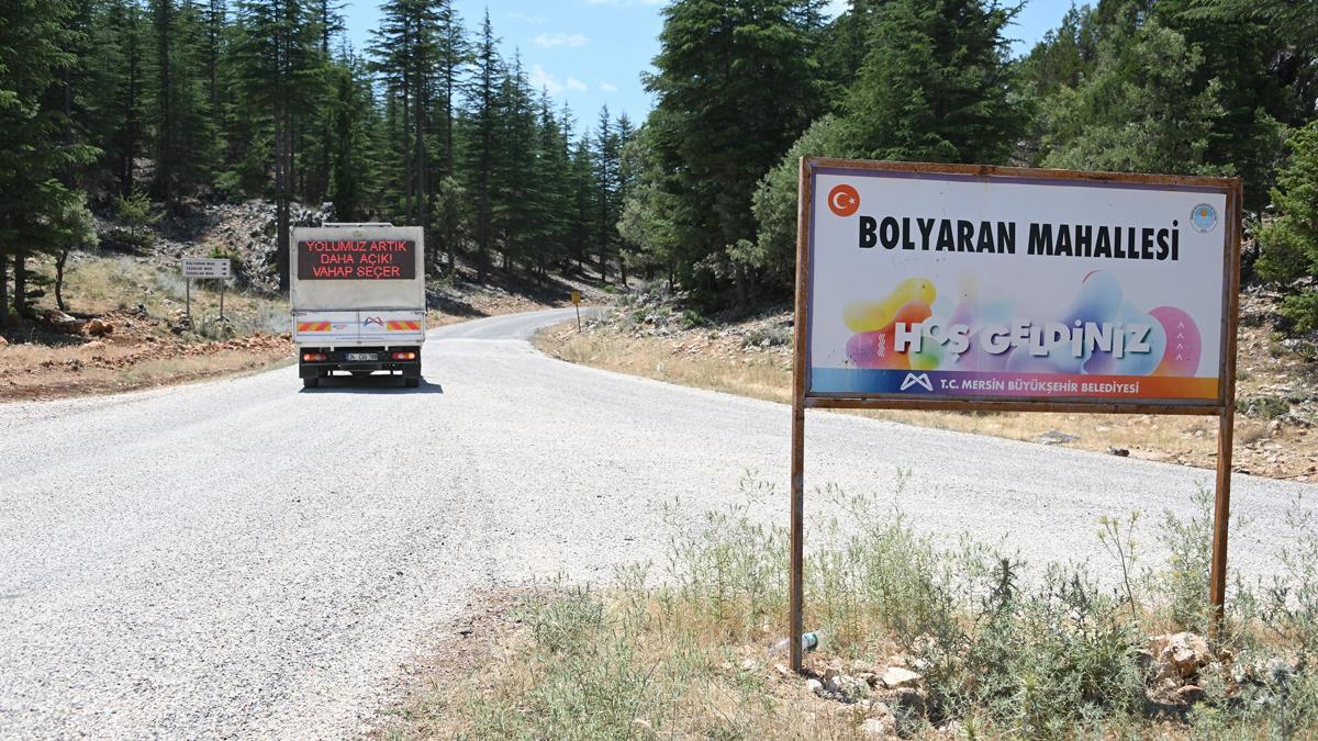 Gülnar’ın yolları yenilenmeye devam ediyor