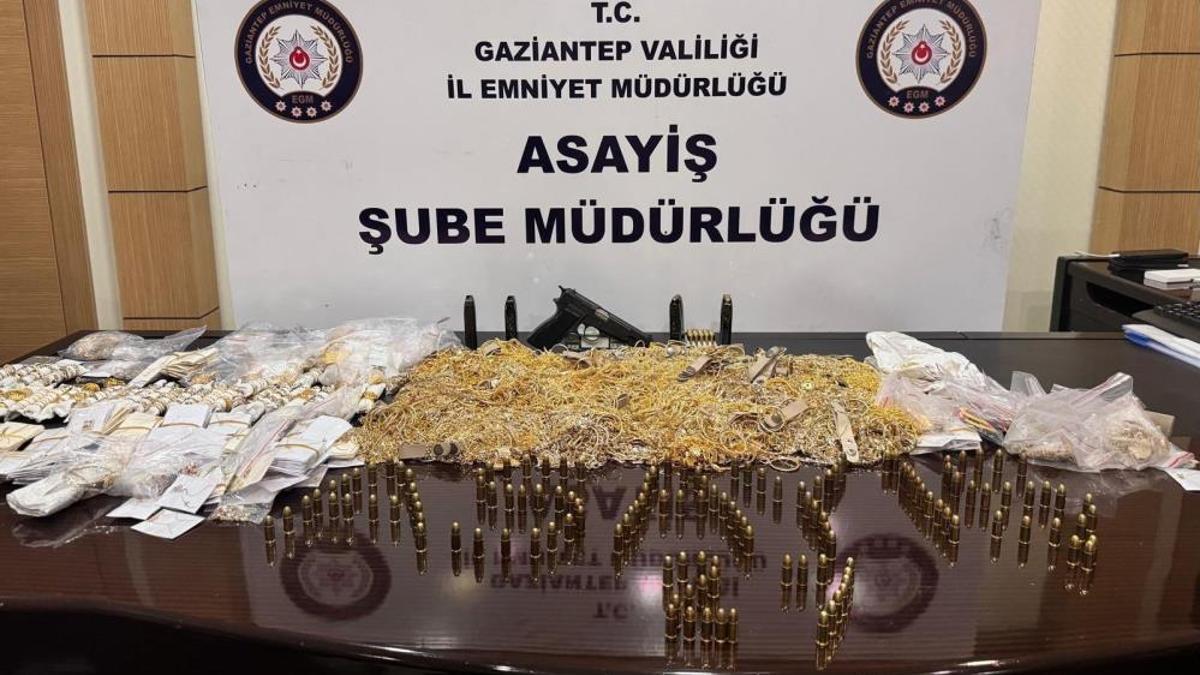 Gaziantep'te 18 kilo altın gasp edildi! Polis kıskıvrak yakaladı