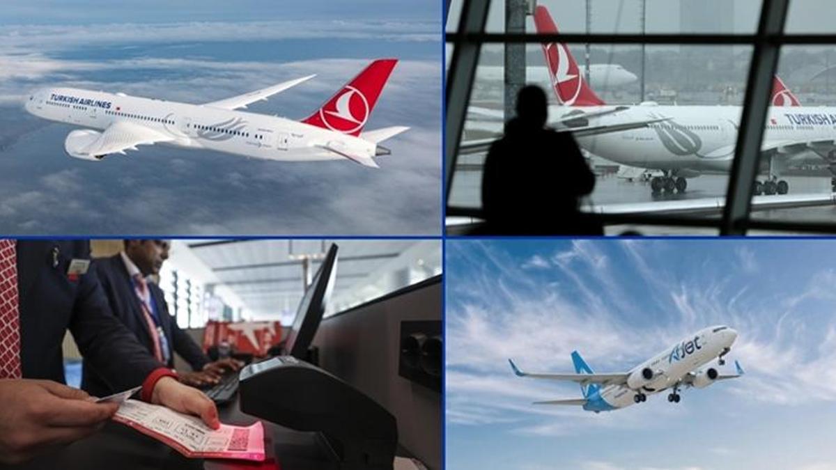 THY ve AJet, "Ada Kıbrıs"a kurulan hava köprüsüyle 100 bin turisti Kuzey Kıbrıs'a taşıdı