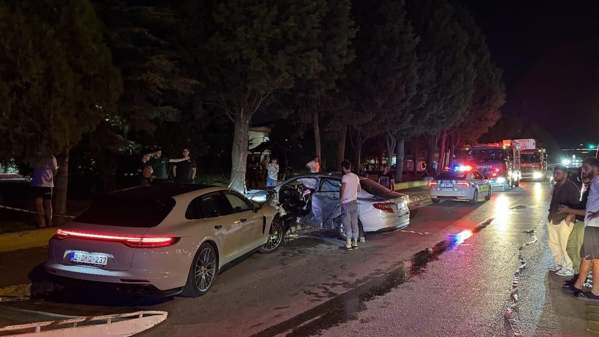 Kocaeli’de 2 otomobil çarpıştı: 4 yaralı