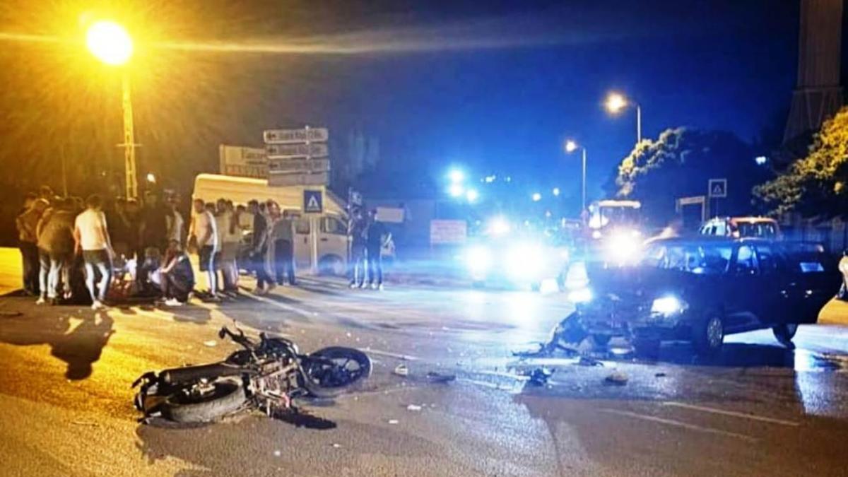 Ankara'da otomobil ve motosiklet çarpıştı: 1 ölü, 1 yaralı