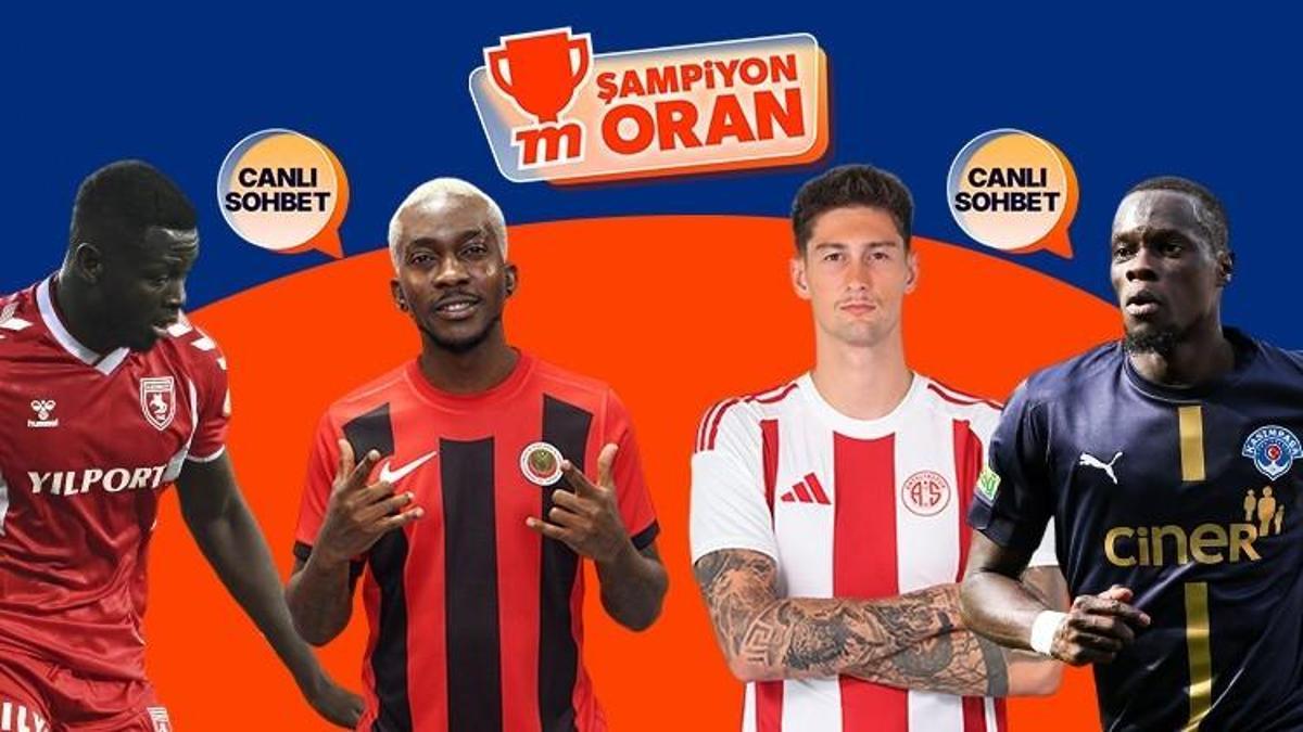 Süper Lig'de bugün iki maç oynanacak! Karşılaşmaların heyecanı canlı sohbet ve Şampiyon Oranlar ile Misli'de