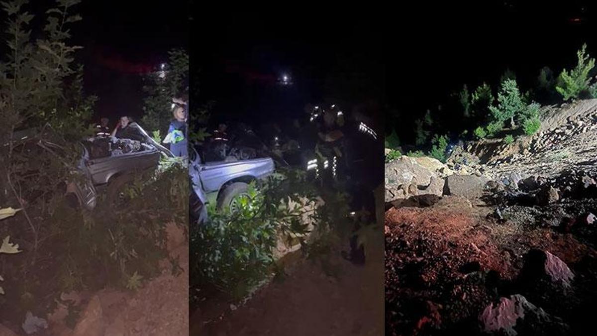 Adana'da feci kaza! Otomobil uçuruma yuvarlandı, 5 kişi can verdi