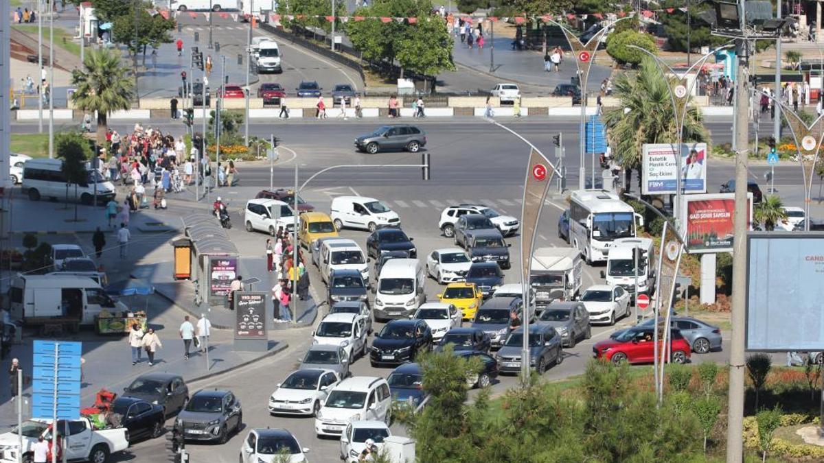 Samsun’da motorlu kara taşıt sayısı arttı