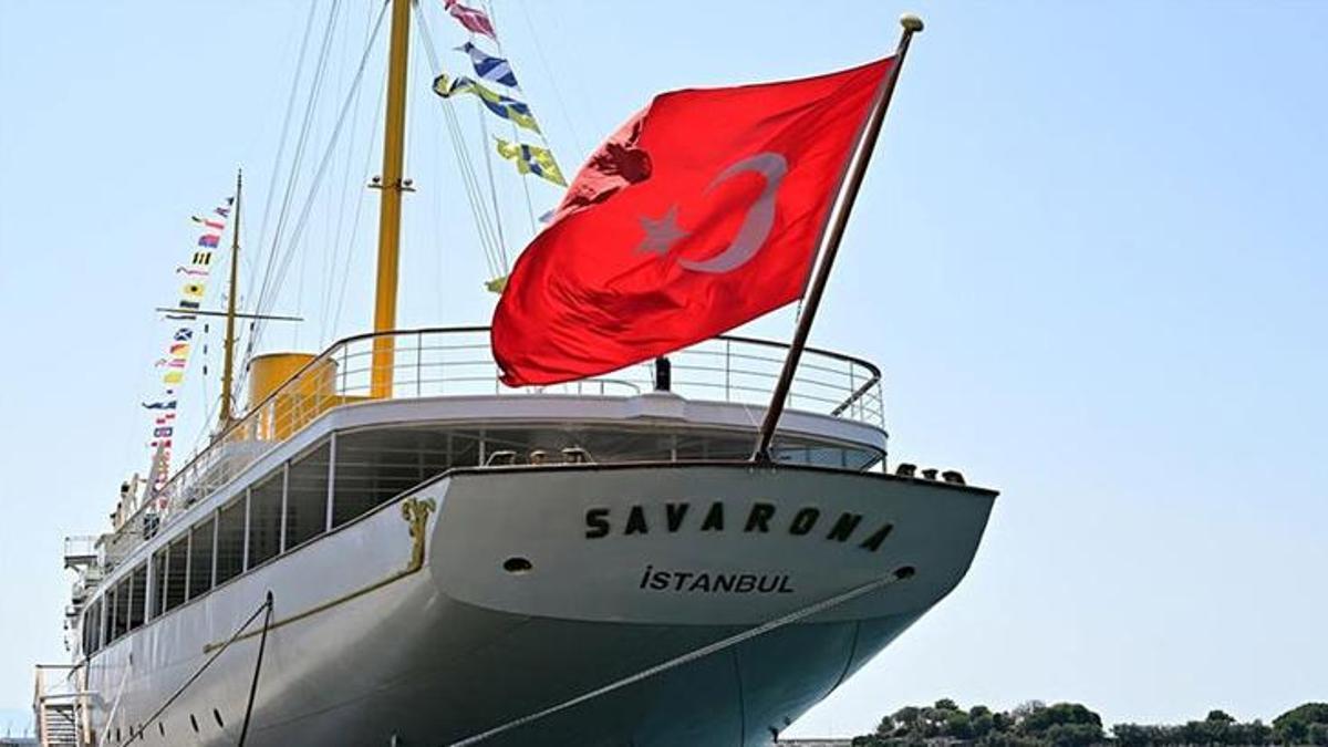 Atatürk'ün manevi mirası Savarona yatı pazar günü İstanbul Boğazı'nı selamlayacak
