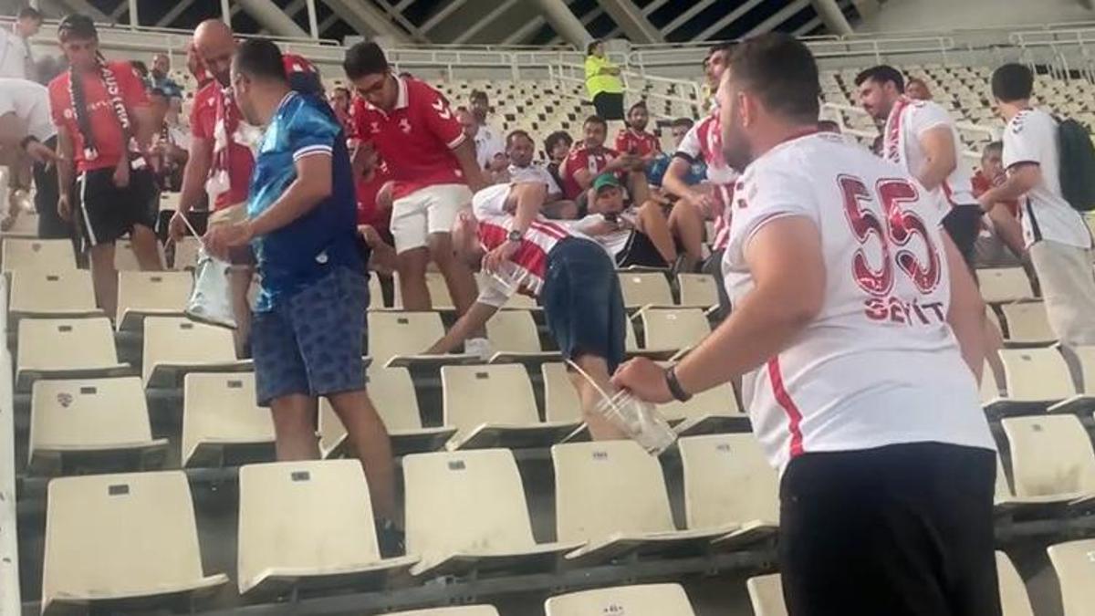 Yunanlılar Samsunsporluları öve öve bitiremedi