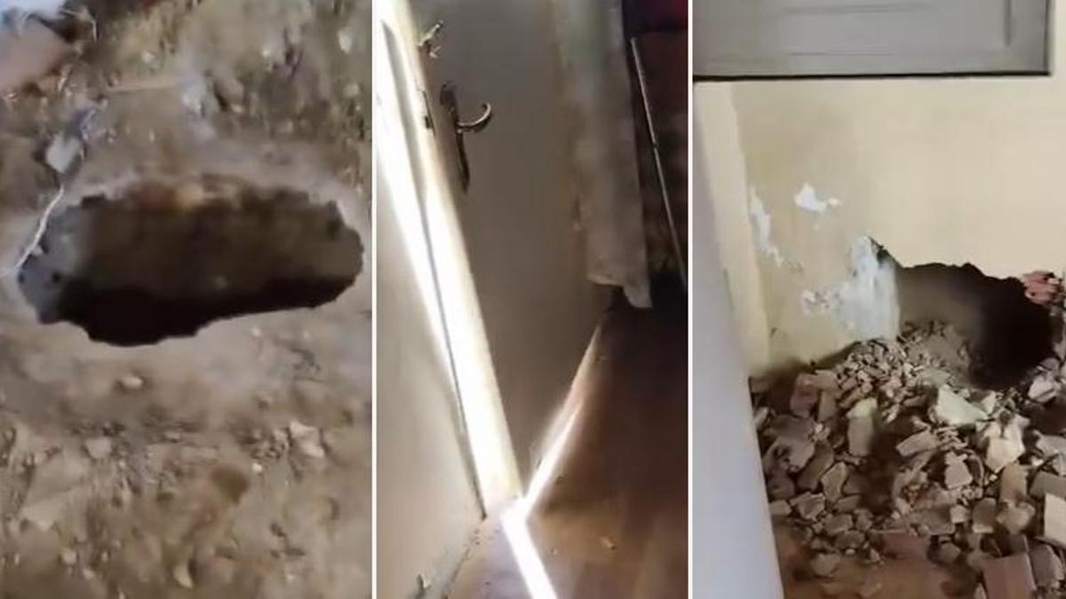 Bursa'da gizli define kazısı ortaya çıktı! Baba evi köstebek yuvasına döndü