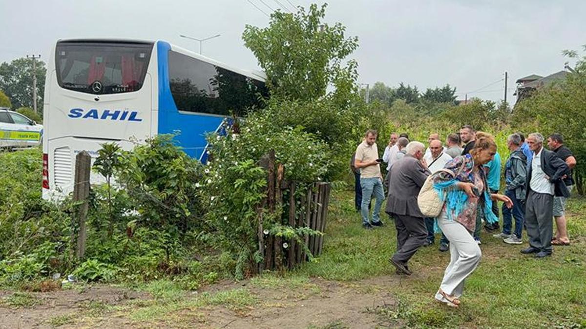 Samsun Terme'de yolcu otobüsü kaza yaptı: Yaralılar var