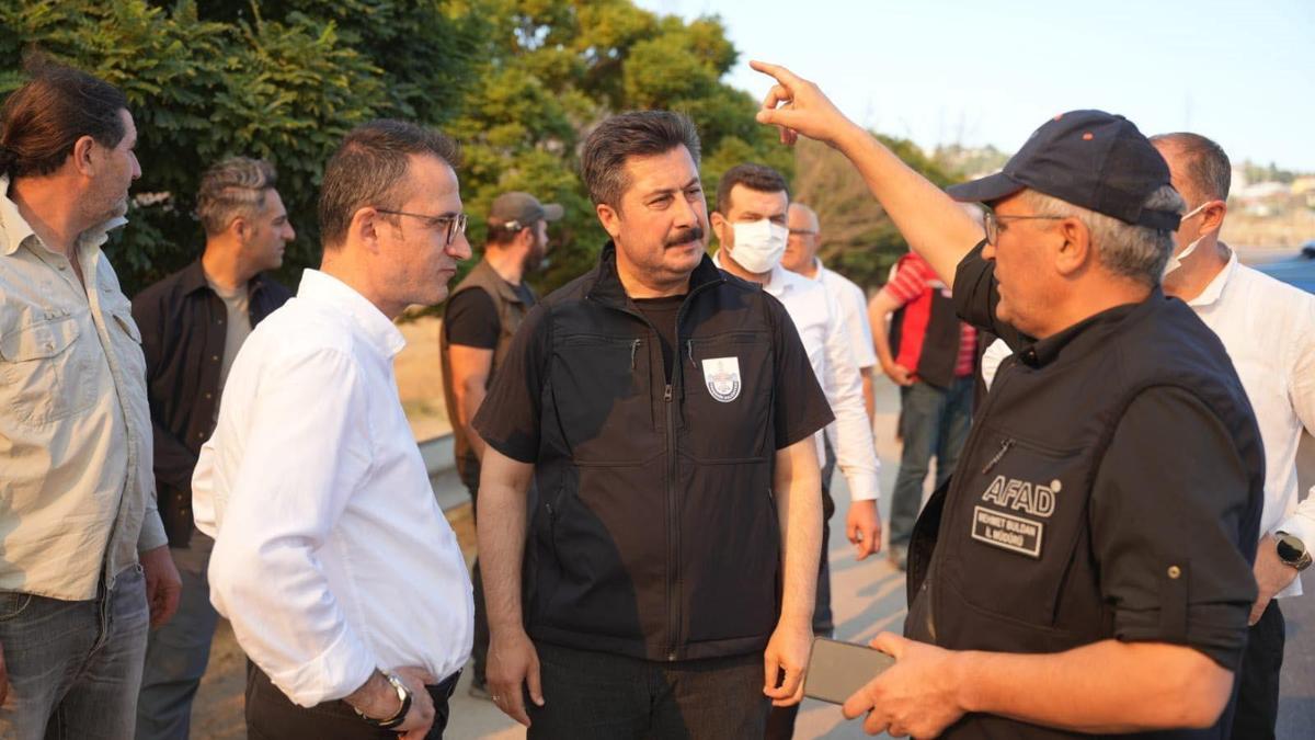 Yenişehir’de 100 hektarlık alan yandı