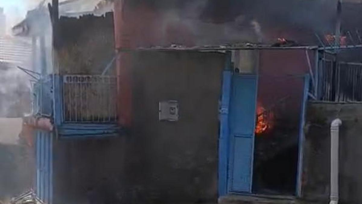 Ankara'da müsakil evde yangın