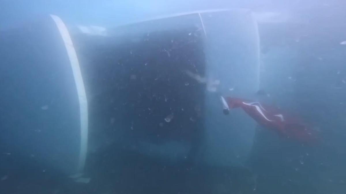 Zonguldak’ta batan lüks yatın su altındaki görüntüleri ortaya çıktı