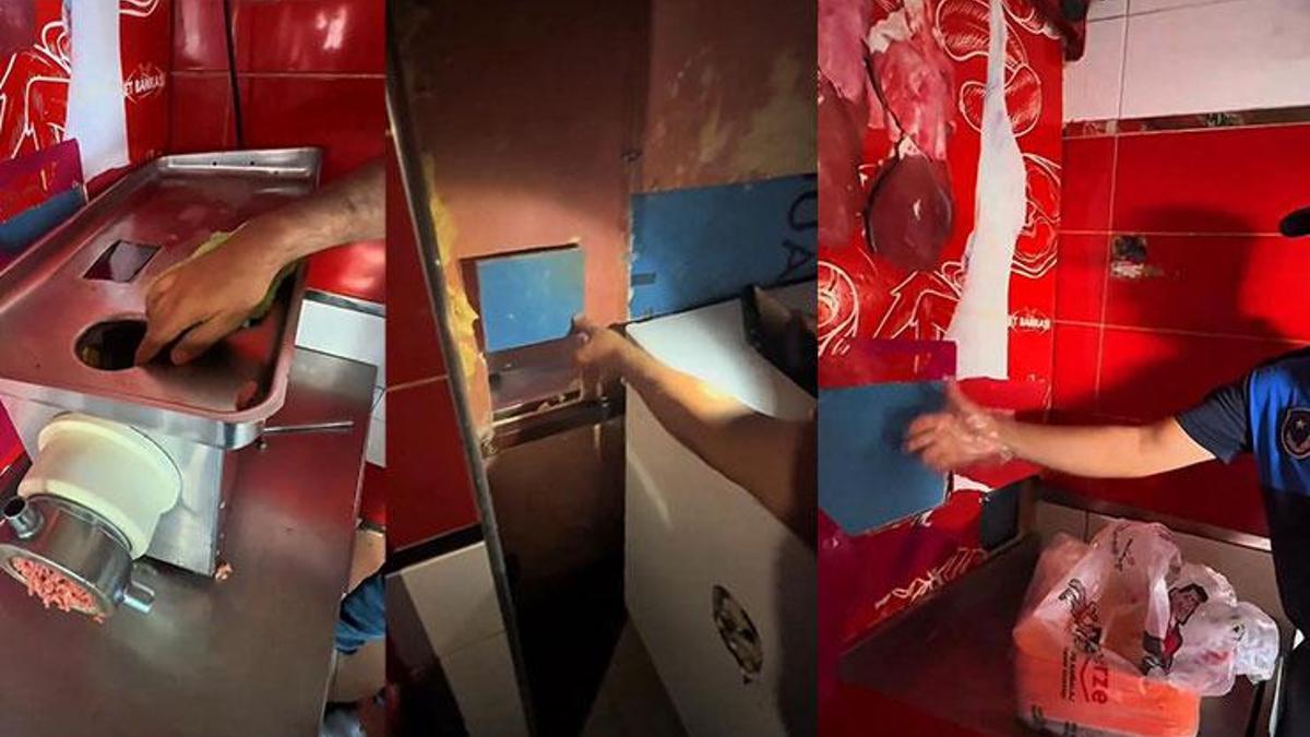 Gaziantep'te kasapta akılalmaz düzeneği ekipler yakaladı! Bakan Yumaklı'dan tepki: Güvenilir gıda kırmızı çizgimizdir