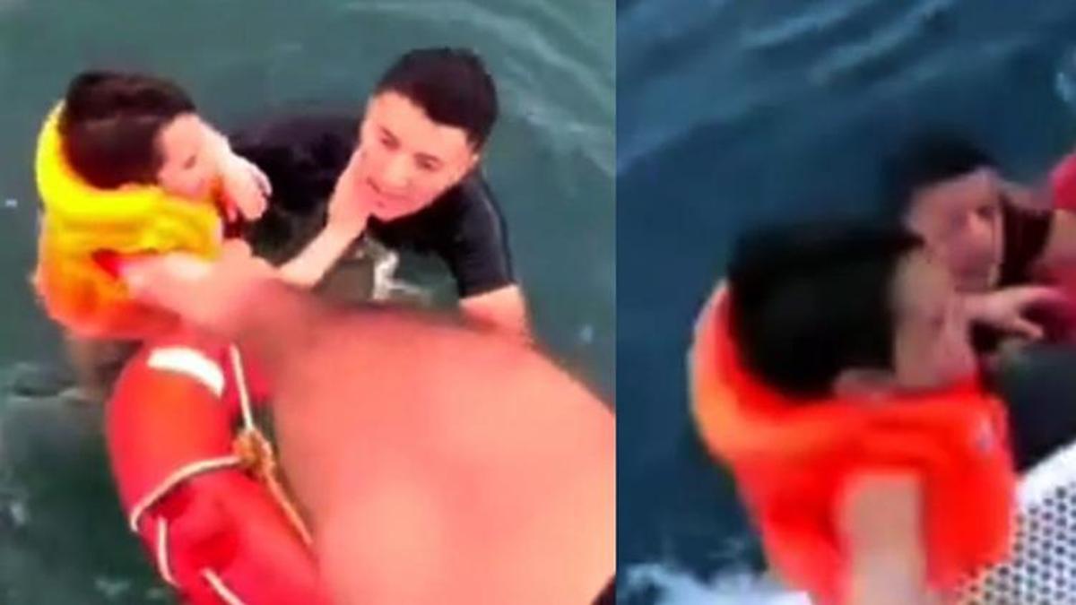 Mucize kurtuluş! 6 yaşındaki çocuk açık denizde hayata böyle tutundu