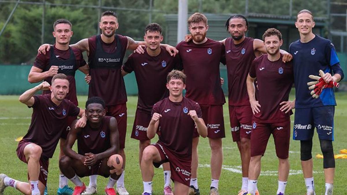 Trabzonspor'da Ernest Muçi ilk antrenmanına çıktı! Fenerbahçe maçı hazırlıkları devam ediyor