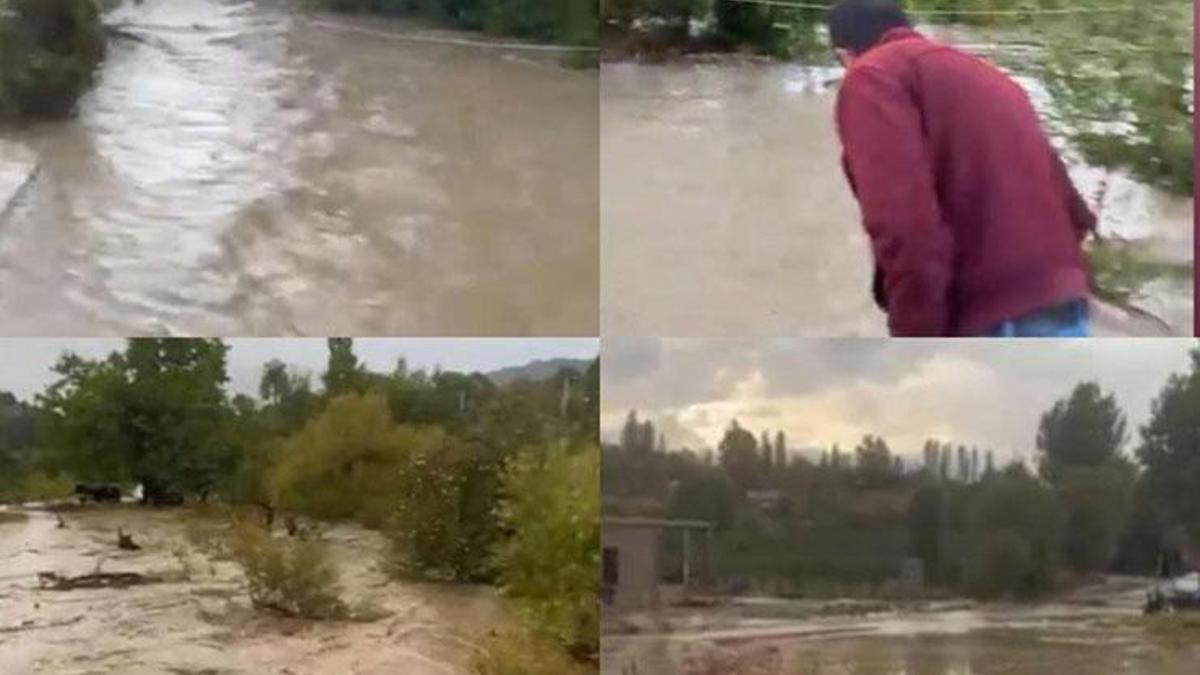 Mersin'de kuvvetli yağış, su taşkınlarına neden oldu