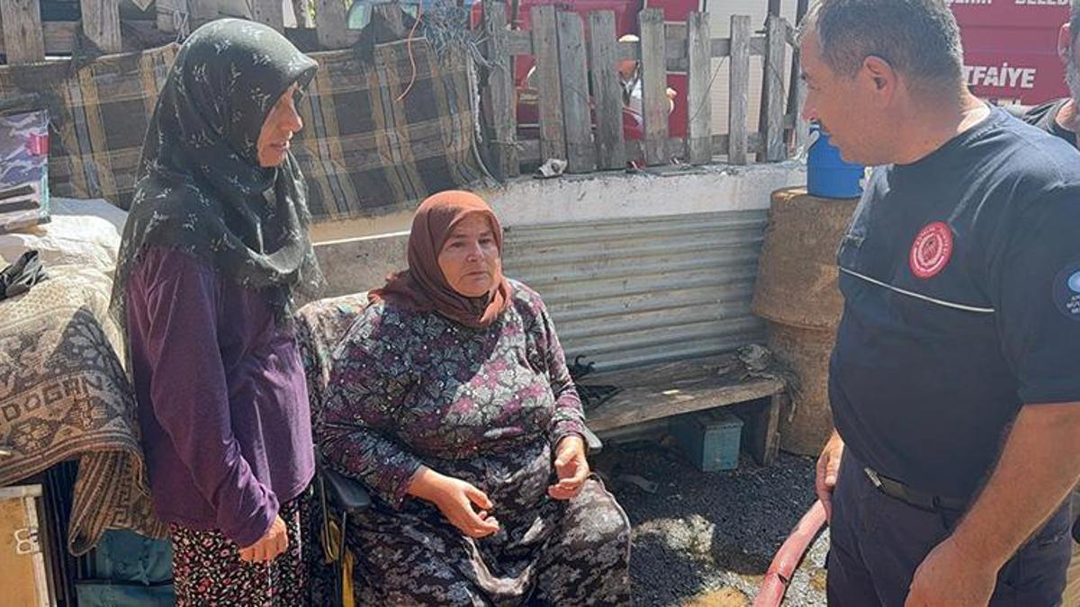 Çöp yakıldığını sandı, evinin yandığını fark etti! Antalya'da korku dolu dakikalar