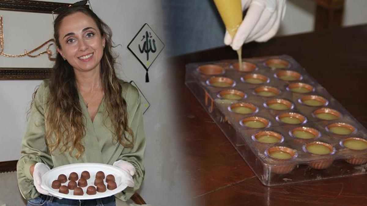 Çankırılı kadın girişimci valiyi dinledi üretime başladı! Çikolatayı yöresel meyve ile buluşturdu
