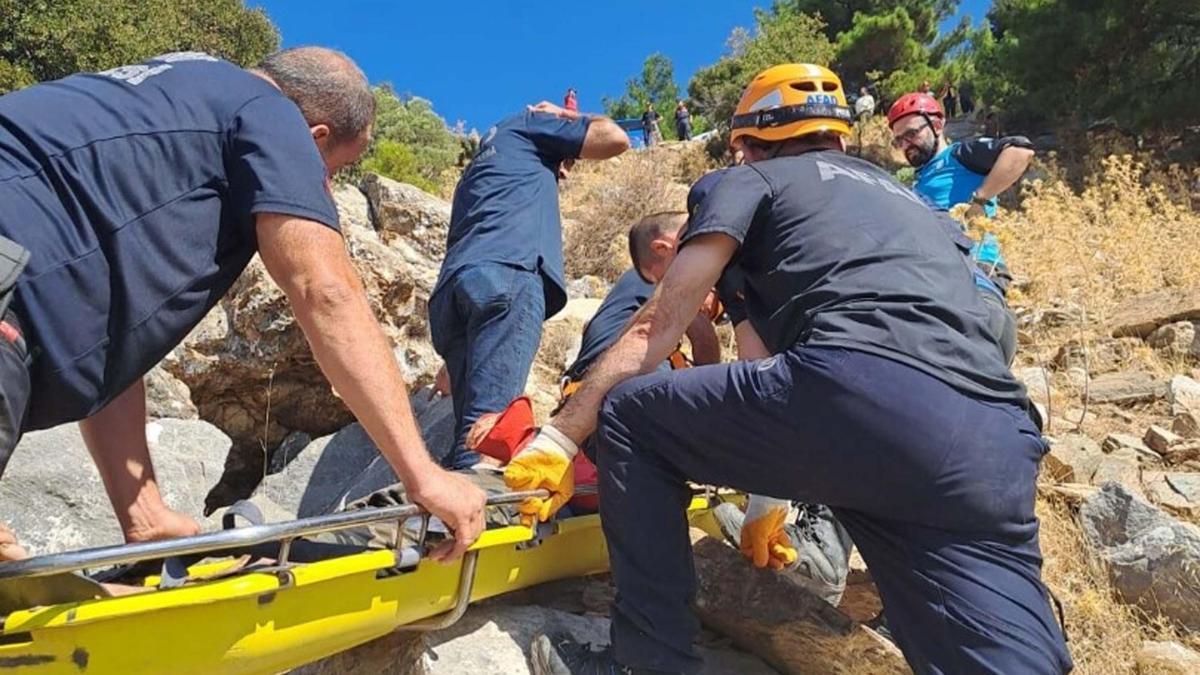 Uçuruma düşen arıcı ağır yaralandı