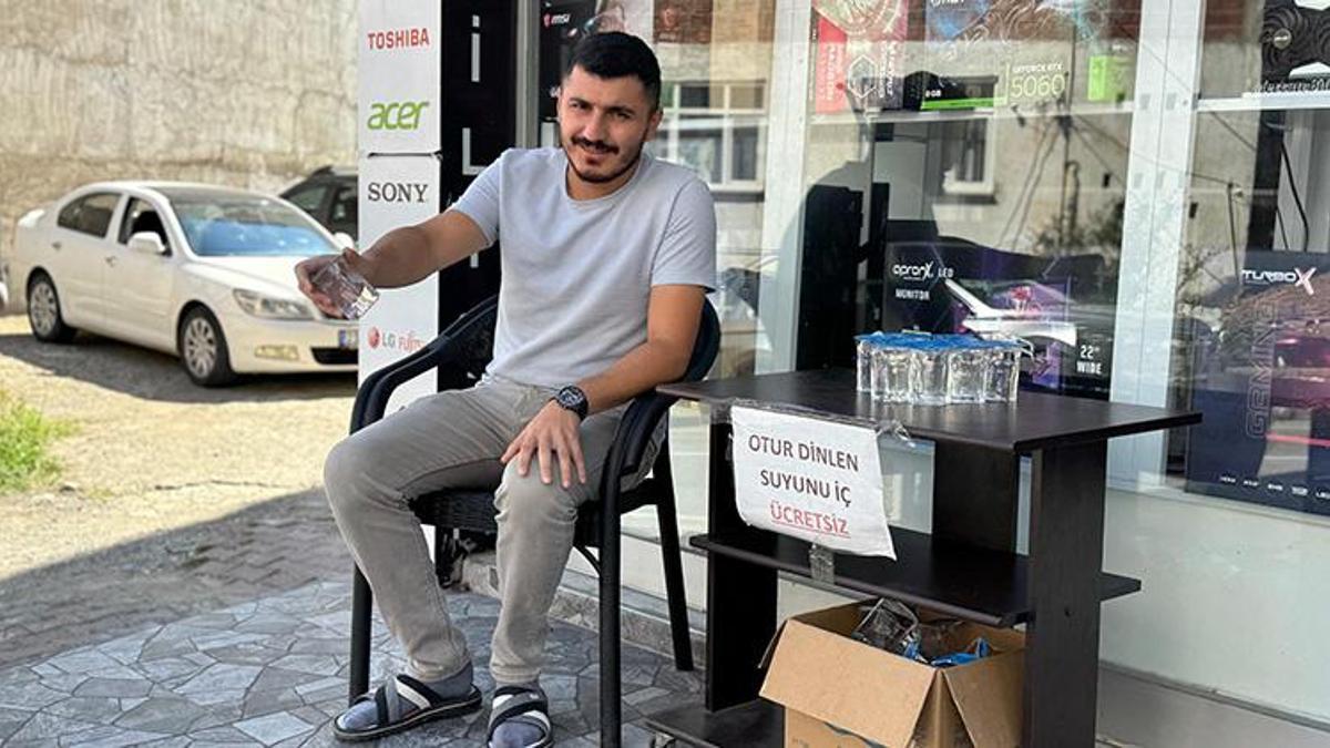 Ordu'da yürekleri ısıtan hareket: Hastane yolunda yokuş çıkanlara dinlenme noktası koydu