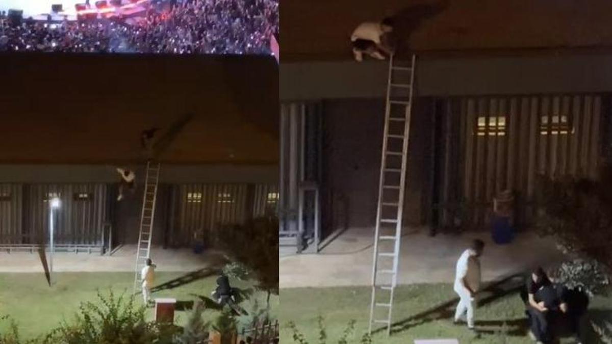 Mersin'de konseri izlerken çatıdan attılar! Özel güvenliklerden korkutan müdahale