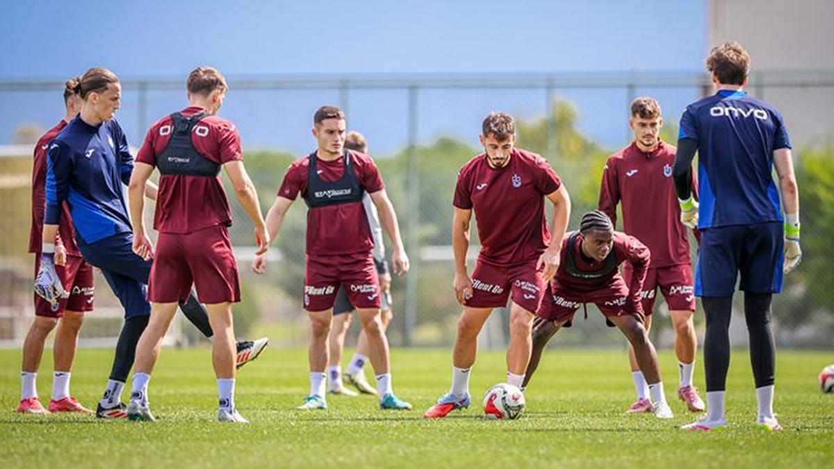 Trabzonspor, Fatih Karagümrük maçının hazırlıklarına start verdi
