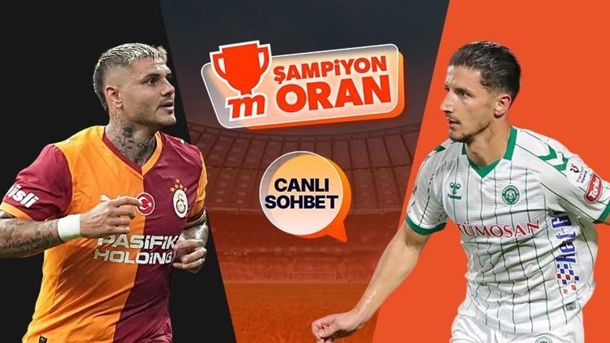 Galatasaray, Konyaspor'u ağırlıyor! Maçın heyecanı canlı sohbet ve Şampiyon Oranlar ile Misli'de