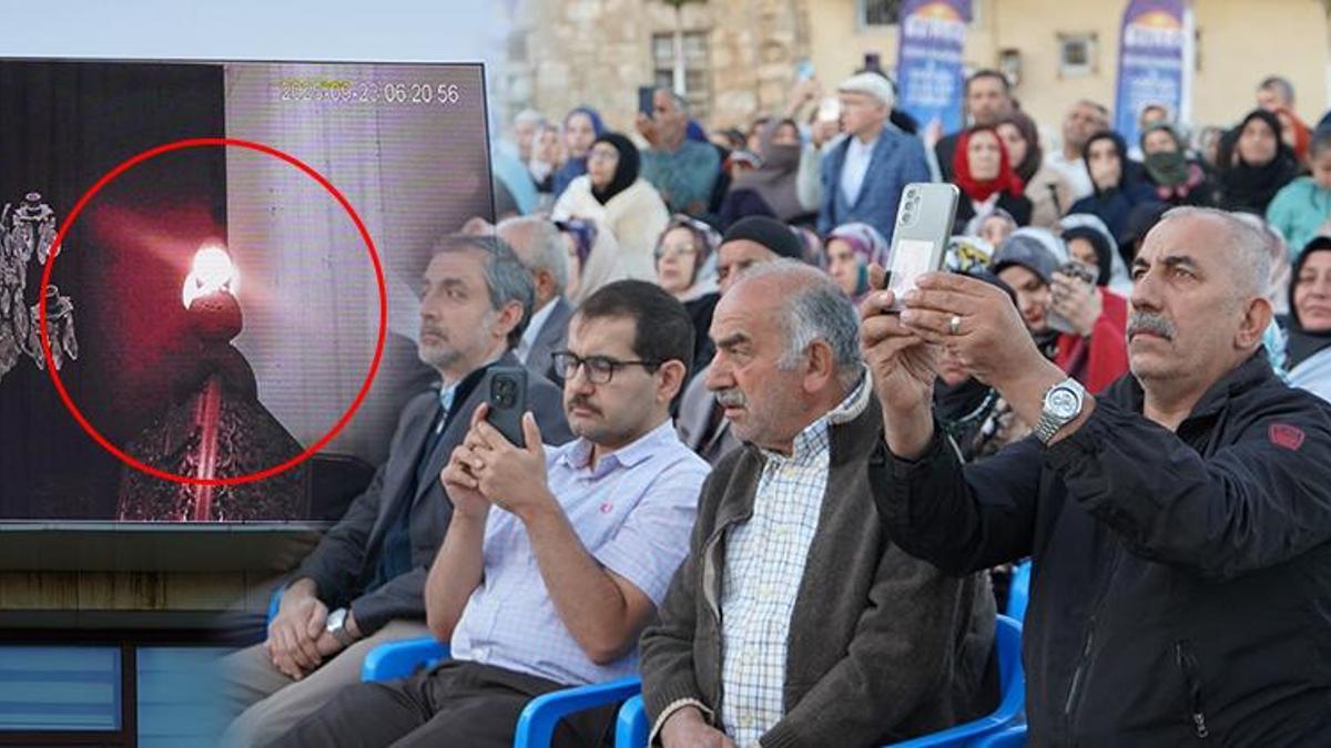 Siirt Tillo'da yüzlerce kişi o anı görmek için güneş doğmadan geldi! Yılda 2 defa gerçekleşiyor