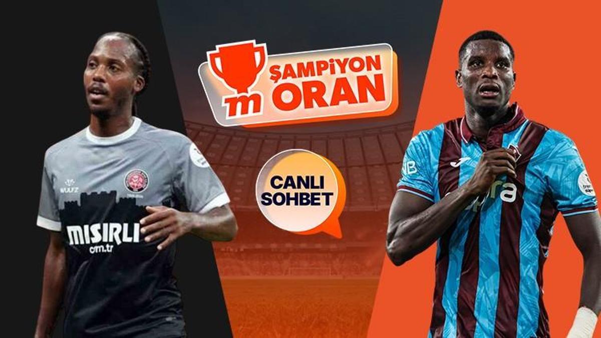Trabzonspor, Fatih Karagümrük deplasmanında! Maçın heyecanı canlı sohbet ve Şampiyon Oranlar ile Misli'de